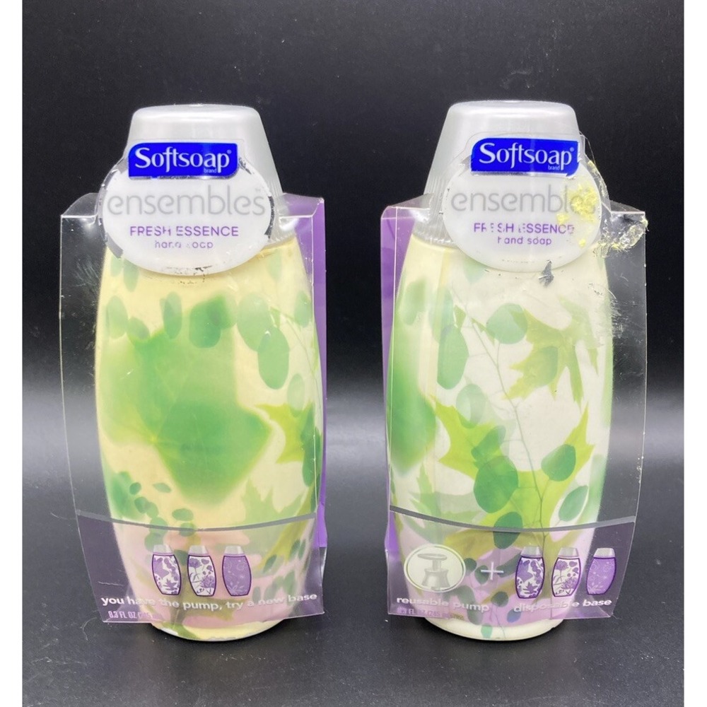 2 X Softsoap Ensembles Fresh Essence Hand Soap Refill 8.3 DISCONTINUED New